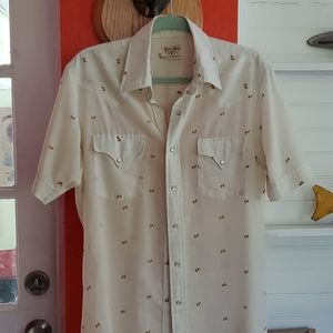 Mens Vintage Western Shirt